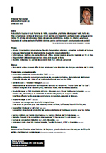 Curriculum Vitae - Etienne Vercouter